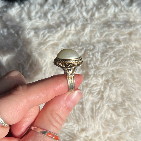 Vintage Mabe Pearl Ring - Picture 12 of 13